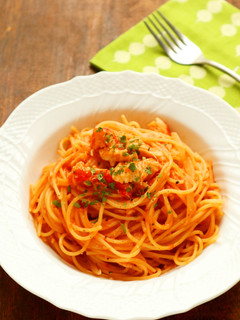 カニのトマトクリームワンポットパスタ-レシピのメイン写真