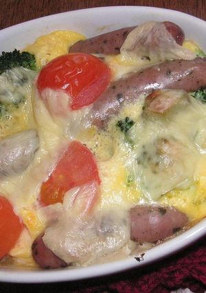 たっぷり野菜の簡単キッシュ-レシピのメイン写真
