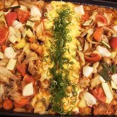รูปของ チーズダッカルビ？ ホットプレートで