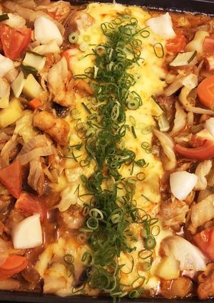 チーズダッカルビ？ ホットプレートで-レシピのメイン写真