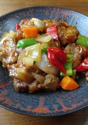 黒酢の酢豚-レシピのメイン写真