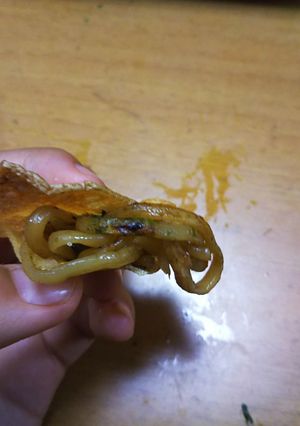 簡単❗️ポテチ&焼きそばサンド-レシピのメイン写真