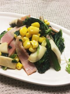 ほうれん草とエリンギのバター炒め-レシピのメイン写真