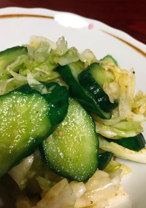 きゅうりとキャベツのさっぱり塩もみ-レシピのメイン写真