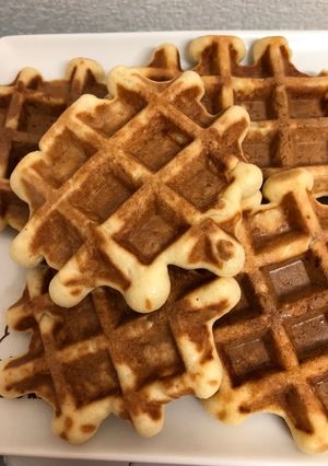 豆腐とハチミツのワッフル-レシピのメイン写真