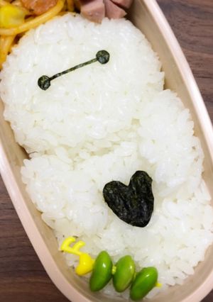 簡単キャラ弁★ベイマックス-レシピのメイン写真