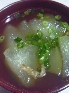 冬瓜と豚肉の中華風スープ-レシピのメイン写真