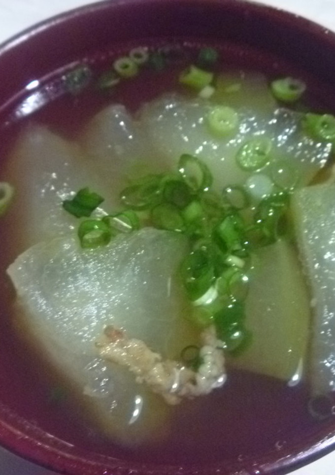 冬瓜と豚肉の中華風スープ-レシピのメイン写真