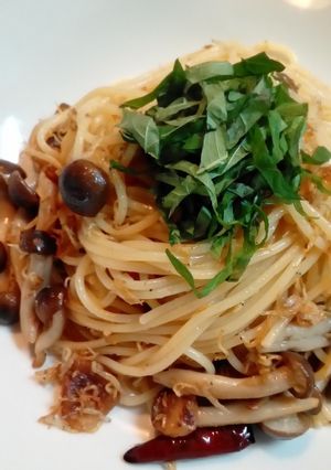 カリカリじゃこのペペロンチーノ-レシピのメイン写真