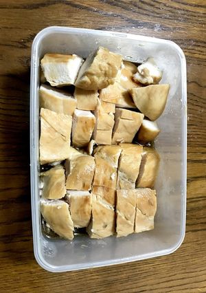 鶏むね肉の黒酢焼き-レシピのメイン写真
