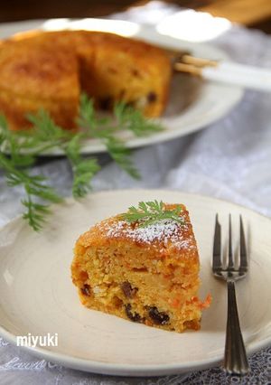 しっとりふわふわ♪キャロットケーキ-レシピのメイン写真
