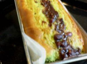 ホットケーキＭＩＸ♪抹茶あずきパウンド♪-レシピのメイン写真