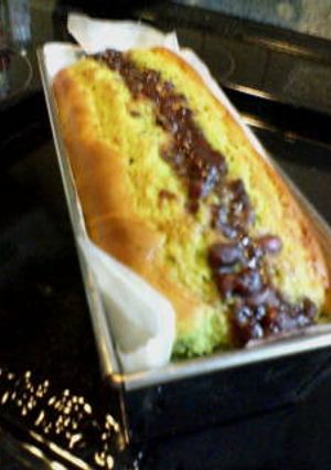 ホットケーキＭＩＸ♪抹茶あずきパウンド♪-レシピのメイン写真