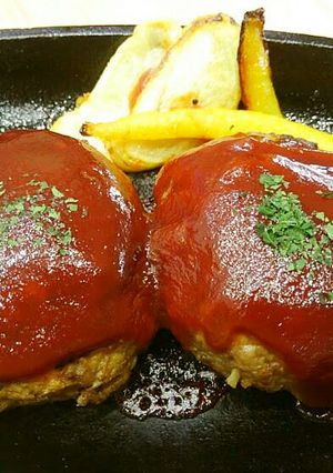 鹿肉ハンバーグ-レシピのメイン写真