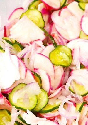 【夏野菜×酸味】赤カブとキュウリのマリネ-レシピのメイン写真
