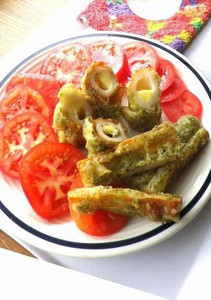 ひと工夫加えたちくわのチーズ入り磯辺揚げ-レシピのメイン写真