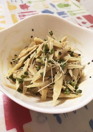 ごぼうと黒ごまのサラダ-レシピのメイン写真