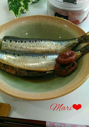 フライパンでいわしの梅煮-レシピのメイン写真