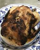 【手抜き】にんにく！たっぷり鳥の丸焼き