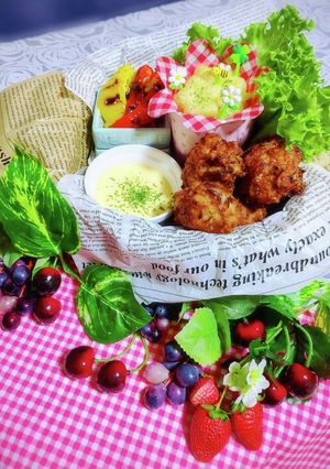 ♡玉ねぎでかさまし!豚コマの唐揚げ♡-レシピのメイン写真