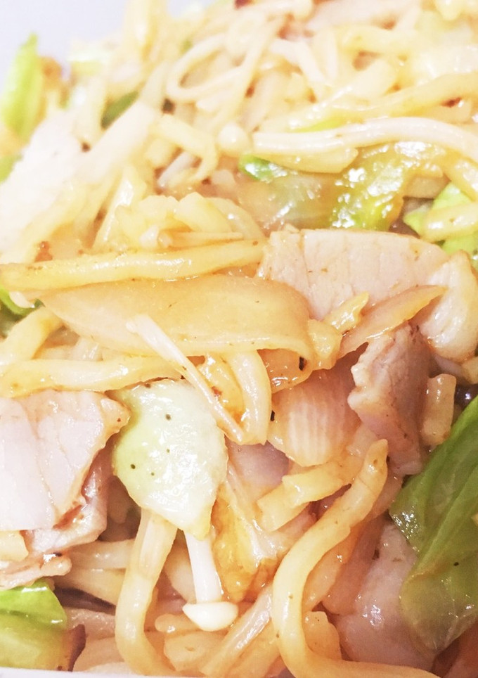 お弁当の焼きそば！冷めても麺がほぐれる！-レシピのメイン写真