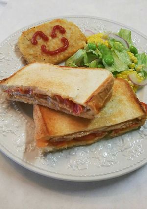 フライパン ホットサンド?パニーニ?-レシピのメイン写真