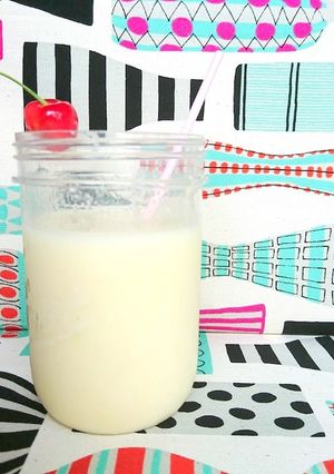 夏にぴったり！桃と甘酒の乳酸菌ドリンク-レシピのメイン写真