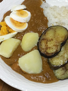 雑な男料理：夏野菜のカレーライス①-レシピのメイン写真