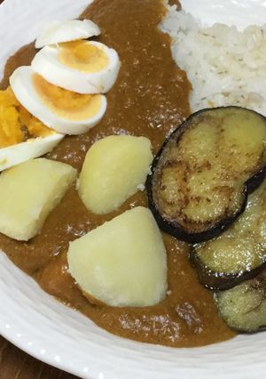 雑な男料理:夏野菜のカレーライス①-レシピのメイン写真