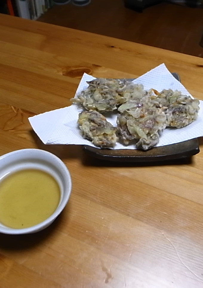 桜えびとみょうがのかき揚げ-レシピのメイン写真