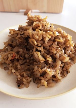 余った炊き込みご飯で♫簡単そばめし☆-レシピのメイン写真