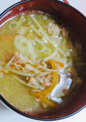 簡単！ 〜キンピラ風 シャキシャキ豚汁〜-レシピのメイン写真