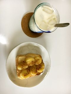バナナトースト-レシピのメイン写真
