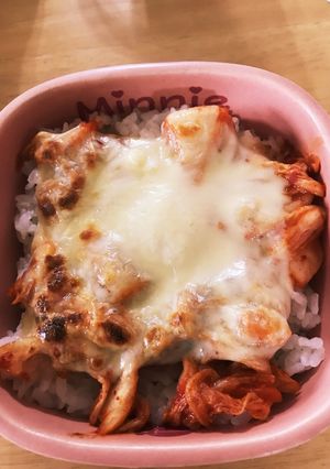 【休日の簡単朝食】とろたまキムチーズ丼♪-レシピのメイン写真