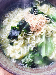 めかぶレタス塩ラーメン☆-レシピのメイン写真