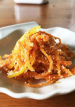 にんじんとパプリカの明太バターきんぴら-レシピのメイン写真