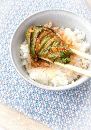 韓国えごまのキムチ 깻잎 김치-レシピのメイン写真