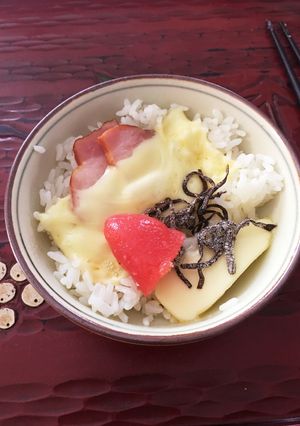 ベーコンチーズバター丼-レシピのメイン写真