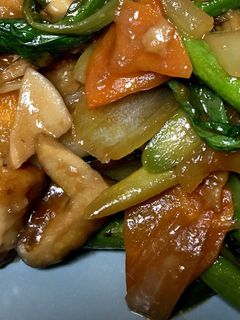 メカジキと野菜のバター醤油炒め-レシピのメイン写真