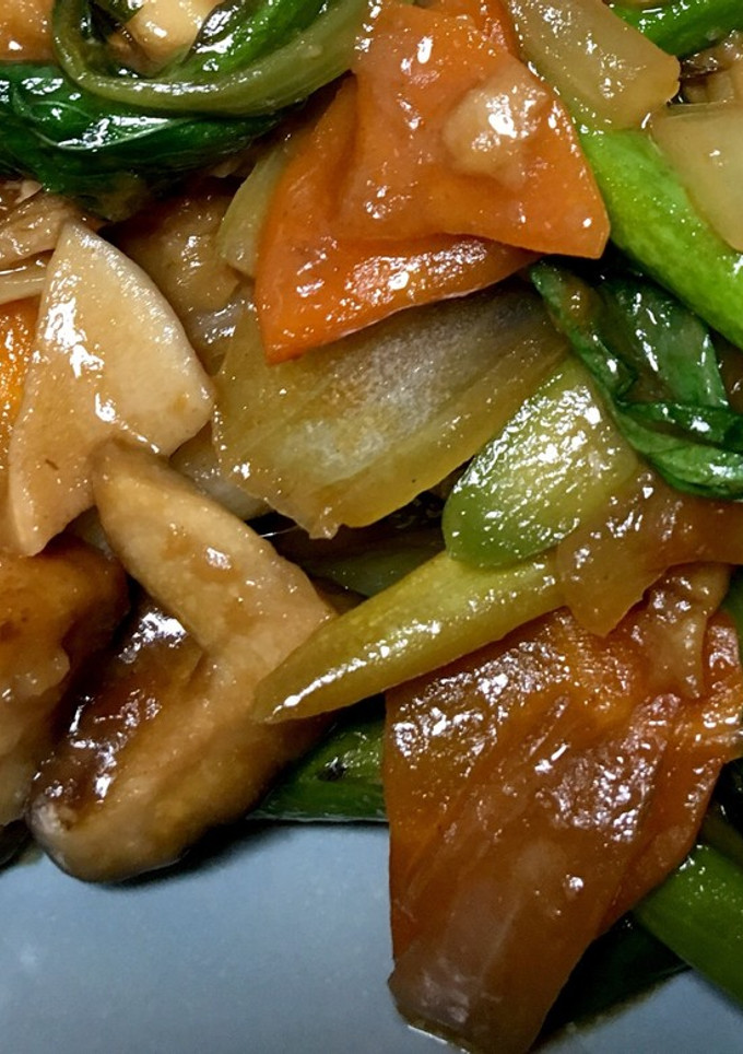 メカジキと野菜のバター醤油炒め-レシピのメイン写真