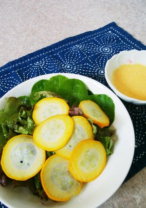 ズッキーニの生野菜サラダ-レシピのメイン写真