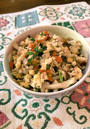 米なし！豆腐チャーハン-レシピのメイン写真
