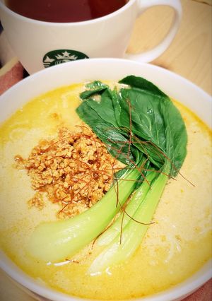 自家製鶏そぼろで濃厚ゴマ豆乳担々麺❤️-レシピのメイン写真
