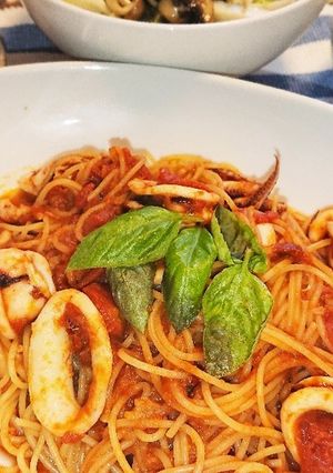 するめいかトマトパスタ～おうちビストロ～-レシピのメイン写真