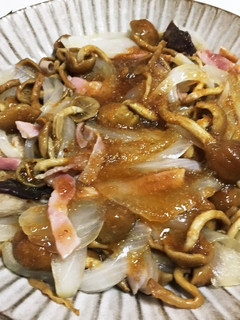 新玉ねぎとなめこのホイル焼き-レシピのメイン写真