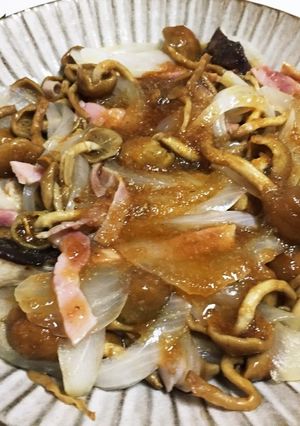 新玉ねぎとなめこのホイル焼き-レシピのメイン写真