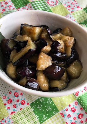 お弁当の作り置きに！ナスの一口煮浸し-レシピのメイン写真