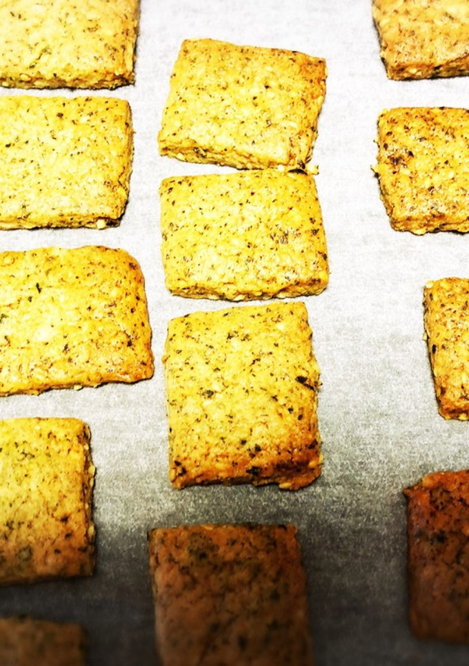 簡単 ほうれん草とゴマのサクサククッキー-レシピのメイン写真