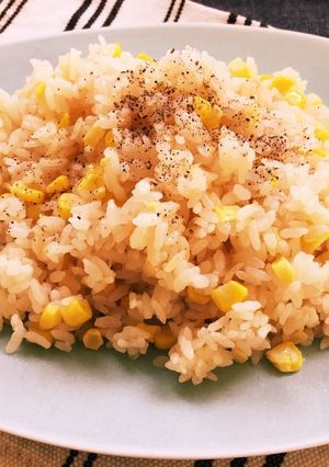 とうもろこしのバター醤油炊き込みご飯-レシピのメイン写真
