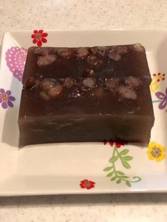 夏につぶあん水羊羹-レシピのメイン写真